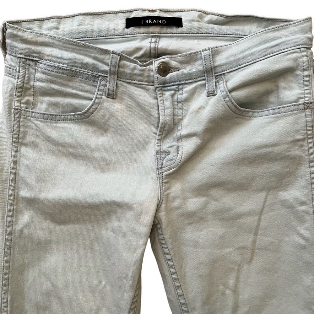 J. Brand Faded Denim Stretch Cotton Skinny Jeans 28 - Picture 2 of 8